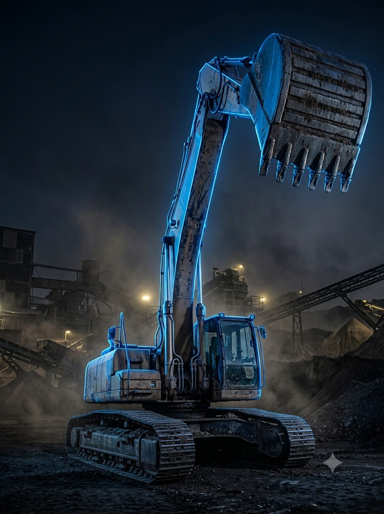 Excavator heavy equipment