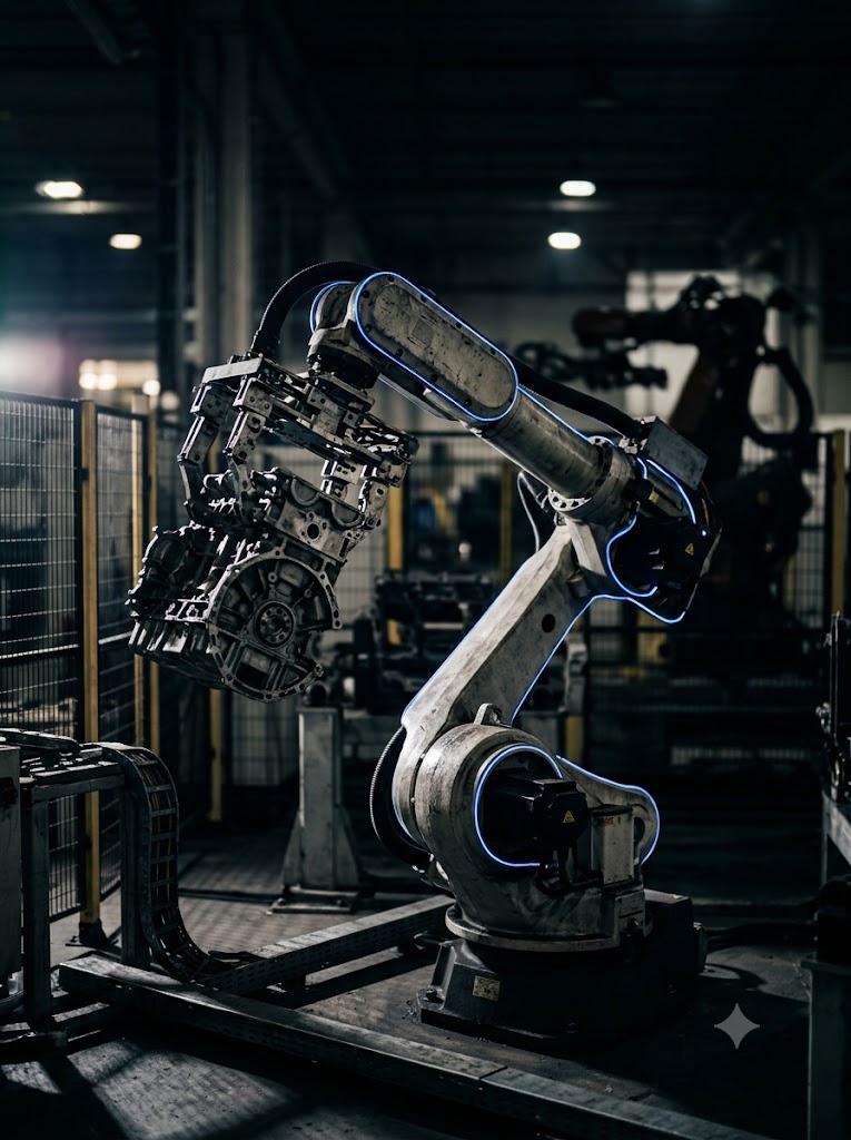 Industrial robotic machinery